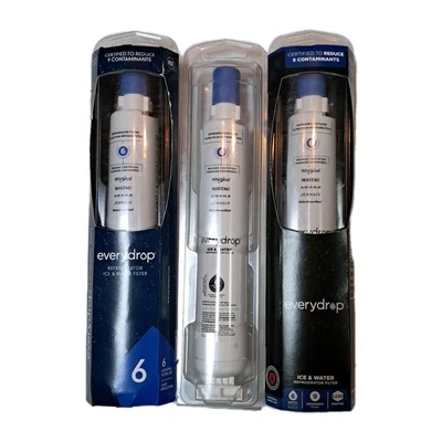Everydrop 6 Ice Water Refrigerator Filter Whirlpool EDR6D1 Lot 3 NEW In Box - Image 1 of 4
