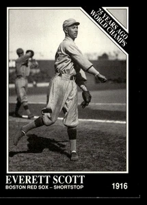 Everett Scott 1991 Conlon Collection TSN Card #149 Boston Red Sox - Picture 1 of 2