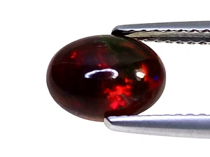 0.990 CTS MULTICOLOR NATURAL ETHIOPIAN OPAL OVAL CABOCHON SHAPE  LOOSE GEMSTONES - Picture 1 of 3