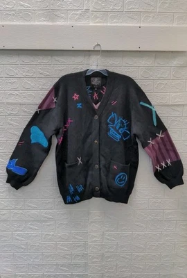 New Stitch Spring Women's Jin Blue Chaos Cardigan Sz XL - Image 1 of 4