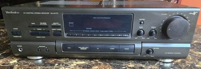 Technics 1994 SA-GX170 AV Control Stereo Receiver w/phono input TESTED Works - Image 1 of 4