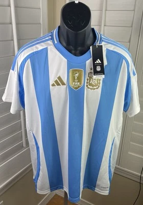 Adidas Argentina 2022 FIFA World Champions AFA Soccer Jersey IP8386, Women’s 2XL - Image 1 of 4