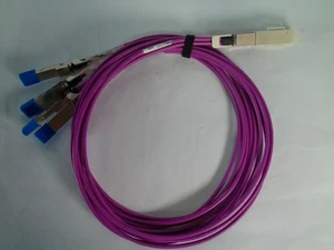 Dell 00WDNV 400GbE Q56DD to 4x 100GbE QSFP28 DAC Direct Attached Cable (V3056) - Picture 1 of 4