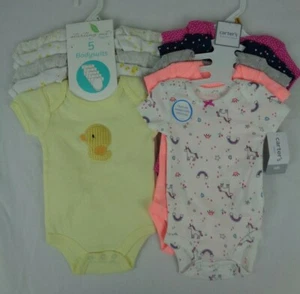 Carter's Starting Out lotto di 2 articoli neonato 10 body nuovi con etichette - Foto 1 di 5