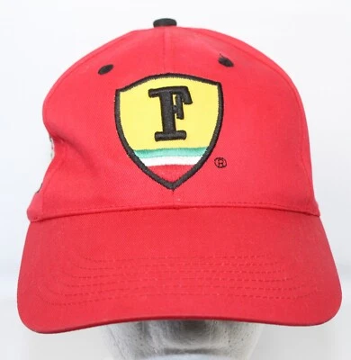 Formula F1 cap hat red Vintage 58cm Ferarri has marks cotton - Image 1 of 4