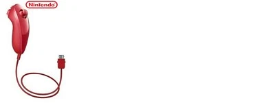 Original Nintendo Red Nunchuk for Wii / Wii U - Image 1 of 2