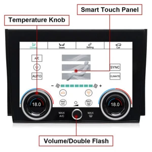 9"For Land Rover Discovery Sport 2020-2022  air conditioning touch screen - Imagen 1 de 10