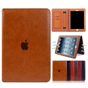 Leather Flip Case Cover For iPad 11th 10th 9th 8th 7th 6th 5th Gen Air Pro 11 - Picture 1 of 29