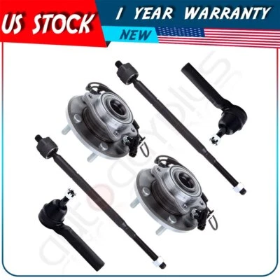 6 piezas de barras de amarre de buje de cojinete de rueda delantera para Chrysler Town & Country 2008-2016 Foto 1 de 4