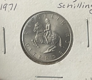 1971 Austria 5 Schilling L2 - Picture 1 of 2