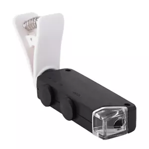Obiettivo Microscopio Led Zoom Ottico 60X-100X con Clip per Cellulari Parte - Foto 1 di 6