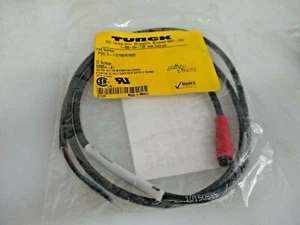 NEW TURCK CABLE 3PIN,1M,MALE SNAP,RED CONN PSG3-1/S760/S1055 - Picture 1 of 4