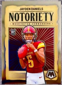 Jayden Daniels RARE ROOKIE WANTED POSTER PRIZM MOSAIC INVESTMENT SSP PANINI MINT - Picture 1 of 4