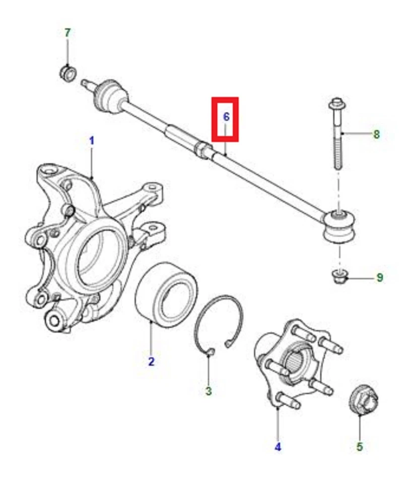 Jaguar XF, XK, XJ Rear Suspension Link - Stabilising - C2D51043 - Image 1 of 3