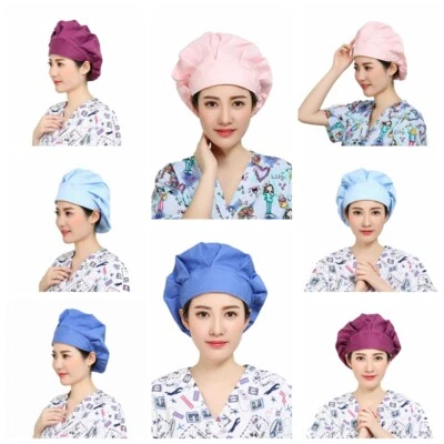 Adjustable Cap Hat Scrub Protective Dust Cap / Hat Adjustable One size Fit Most - Image 1 of 4