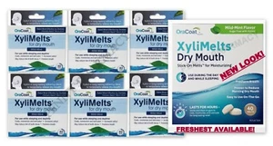 Xylimelts Dry Mouth MILD MINT 40ct ( 6 pack ) NEW LOOK -- - Picture 1 of 3