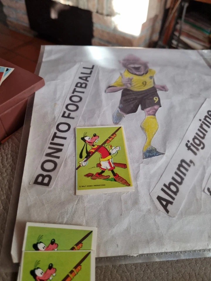 Figurina N.13 Album Disney Rama Pippo Olimpionico Edizione Panini 1973.rec M194