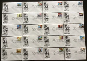 #3000 1995 Comics Classic Collection Set of 20 Artcraft Cachet First Day Covers - Picture 1 of 1