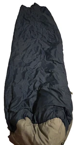 Vintage Windy Pass North Face Sleeping Bag Mummy Navy Blue Made in USA Camping - Picture 1 of 10
