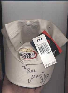 SOMBRERO OPEN TENNIS CHAMPION FIRMADO POR MONICA SELES + CAMPEÓN DE WIMBLEDON - NUEVO - Imagen 1 de 1