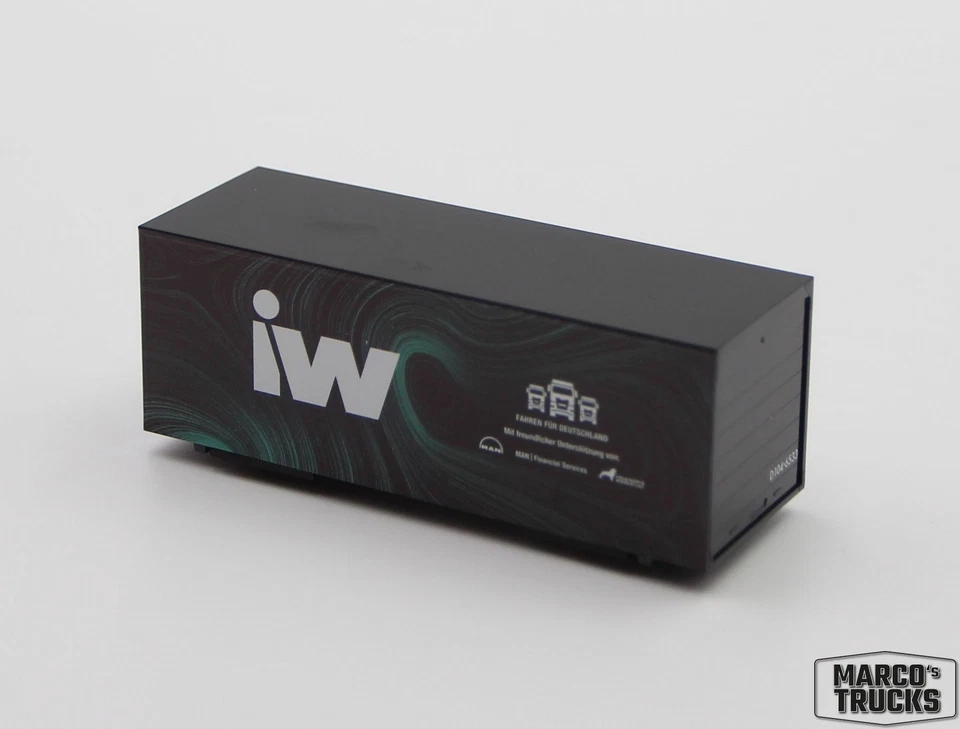 Herpa Wechselkoffer Wechselbrücke "IW / Wir bewegen " aus 317160 1:87 /HN2889-3 - Bild 1 von 1