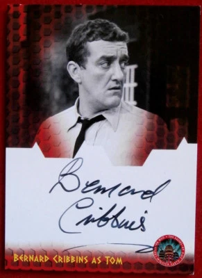 DR WHO - Bernard Cribbins, as Tom - Hand-Signed LIMITED EDITION Autograph Card - Image 1 of 2