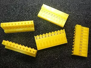TYCO IDC CONNECTOR 10-Pos 3.96mm R/A Female Cable Mount **NEW** Qty.5 - Picture 1 of 4