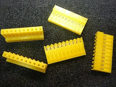 TYCO IDC CONNECTOR 10-Pos 3.96mm R/A Female Cable Mount **NEW** Qty.5 - Image 1 of 4