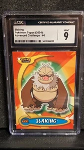 Slaking #66 Pokemon Topps Advanced Challenge 2004 CGC 9 - Picture 1 of 2