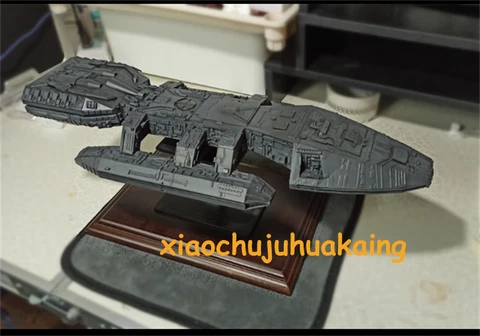Battlestar Galactica Spacecraft Model Customized Painted Model Collection Gift Cover