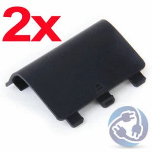 LOT 2x Replacement Battery Shell Cover for Xbox One Wireless Controller Black - Picture 1 of 6