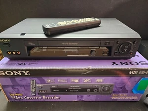 SONY SLV-N900 VHS HI-FI STEREO LETTORE VIDEOREGISTRATORE - Foto 1 di 3