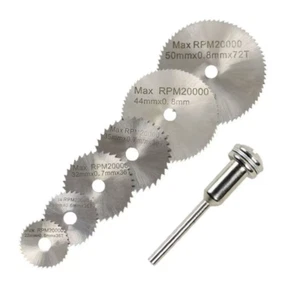x6 HSS Wood Circular Saw Blade Rotary Tool For Dremel Cutter Power Set Mandrel - Picture 1 of 4