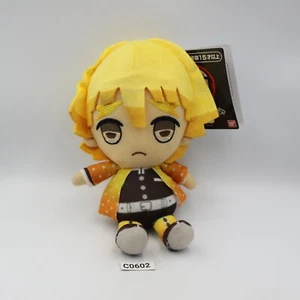 Cazador de demonios Kimetsu Yaiba C0602 Zenitsu Agatsuma Bandai Peluche 6" Muñeca de juguete Chibi - Imagen 1 de 8