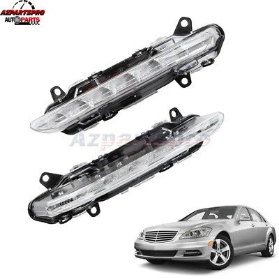 Par de luces antiniebla LED DRL para Mercedes Clase S W221 09-13 Foto 1 de 4