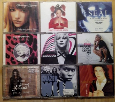 Single - Sampler - CD - Konvolut  90gern  Madonna Witt Skunk Anansie usw.  LISTE - Bild 1 von 4