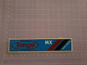Tange MX head Parts Sticker 15cm x 3cm approx As per image - Picture 1 of 1