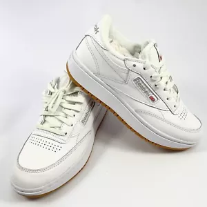 Reebok Women's Club C White Leather Casual Shoes Sneakers Trainers New Size 7.5 - Picture 1 of 7