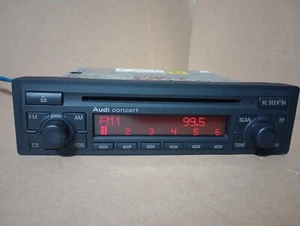 AUDI CD Radio Concert A3 8P TT A6 C5 4B0035186S Código incluye garantía 22 cm - Imagen 1 de 3