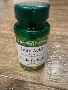 Nature's Bounty Folic Acid 1mg 150 Tablets Exp. March/2026 - Picture 1 of 5