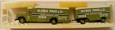 BREKINA 1:87 H0 FUORI PRODUZIONE- CAMION CON RIMORCHIO ALFRED PAAS & CIE 0005513 - Immagine 1 di 2