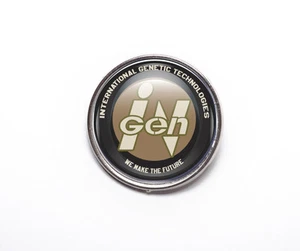 Jurassic Inspired INGEN 25mm Pin Badge - Picture 1 of 2
