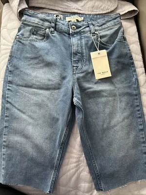 Ted Baker Women's Zithara Denim Bermuda Short - Size UK 26- NEW - RRP £75 - Image 1 of 4