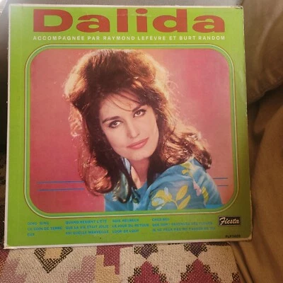 DALIDA Accompagnee Par RAYMOND LEFEVRE & BURT RANDOM FLP 14O5 French! - Image 1 of 4
