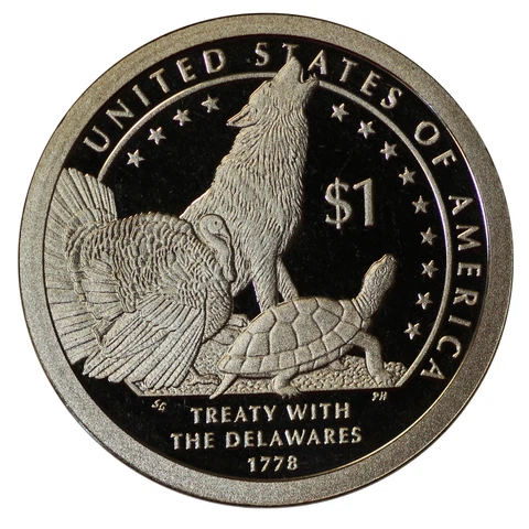 2013 -S Proof Dollar American Indian Sacagawea Gem Deep Cameo Coin Cover