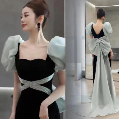 Noble Noche Formal Fiesta Baile Vestido Baile Baile de graduación Dama de honor Anfitrión Actuación Vestido TS19188 Foto 1 de 4