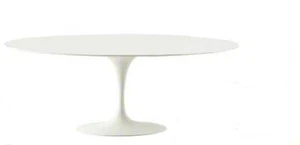 TAVOLO TULIP EERO SAARINEN OVALE DA 120X80 CM. A 244X137 CM. - Foto 1 di 6