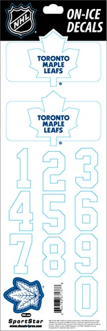 Toronto Maple Leafs Retro Official NHL On Ice Blue Helmet Decals Cover