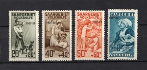 1927 Beitritt Saar, Deutschland Mi. 122-125, Full Set, CV 80 $ - Bild 1 von 1