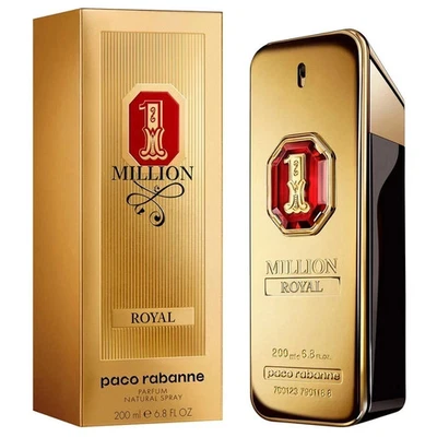 1 MILLION ROYAL BY PACO RABANNE-PERFUME-SPRAY-6,8 OZ-200 ML-AUTÉNTICO-FRANCIA Foto 1 de 2